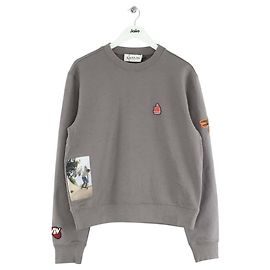Lanvin Sweatshirt en coton gris Gris