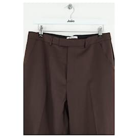 Autre Marque-Wool trousers-Brown