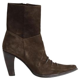 Bottines en daim marron Free Lance taille 37 Marron