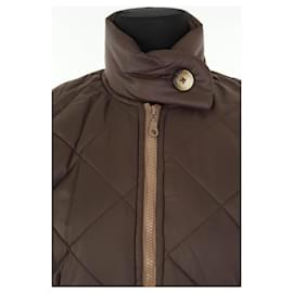 Baum und Pferdgarten-Cotton down jacket-Brown