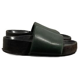 Céline CELINE Sandalen T.EU 37 Leder Grün