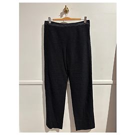 Pantalones CHANEL T.International XL Algodón Negro