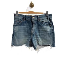 Céline-CELINE Shorts T.International S Cotton-Blue