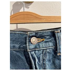 Céline-CELINE Shorts T.International S Cotton-Blue