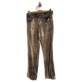 Iro-IRO Trousers T.International XS Synthetic-Golden
