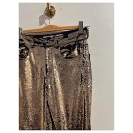 Iro-IRO Trousers T.International XS Synthetic-Golden