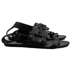 Lanvin-LANVIN Sandals T.EU 37 Leather-Black