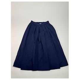 Dior-DIOR Skirts T.international M Wool-Navy blue
