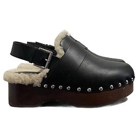 Céline CELINE Mules & clogs T.EU 37 Leather Black