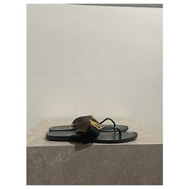 GUCCI Sandals T.EU 37 Leather Black