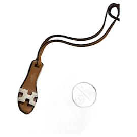 LANVIN Taschenanhänger T. Leder Kamel