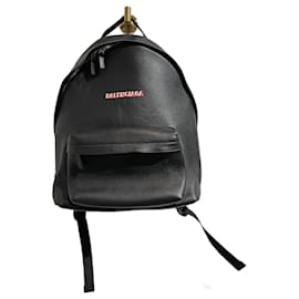 Balenciaga-BALENCIAGA Backpacks T.  Leather-Black