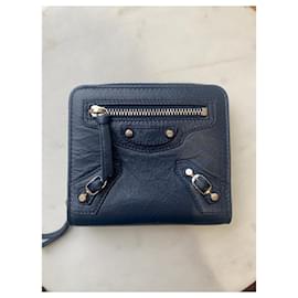 Balenciaga-BALENCIAGA Wallets T.  Leather-Blue