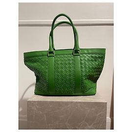 BOTTEGA VENETA Sacs à main T. Cuir Vert