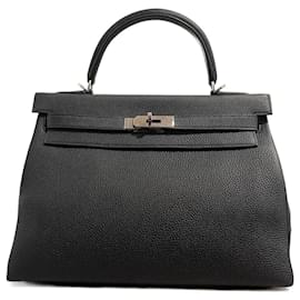 Hermès-Sacs à main HERMES T. Cuir-Noir