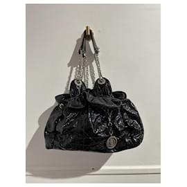 Dior-DIOR Handbags T.  Patent leather-Black