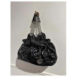 Dior-DIOR Handbags T.  Patent leather-Black