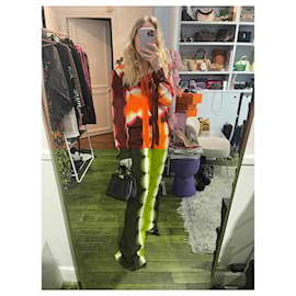 Autre Marque-MARCO DE VINCENZO Trousers T.International M Viscose-Orange