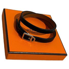 Hermès Gioielli HERMES T. Pelle Nero