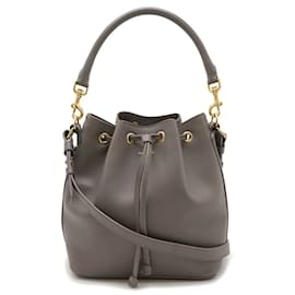 Yves Saint Laurent-Yves Saint Laurent Emmanuel Handbag-Brown