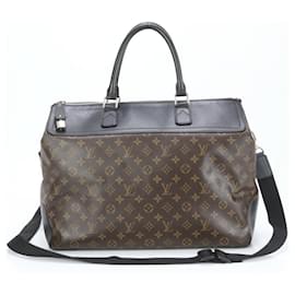 Louis Vuitton-Louis Vuitton Monogram Macassar Neo Greenwich Boston Bag-Brown