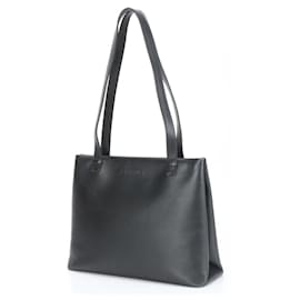 Chanel-Chanel Black Leather Handbag-Black