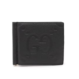 Gucci-Carteira bi-fold Gucci Jumbo GG-Preto