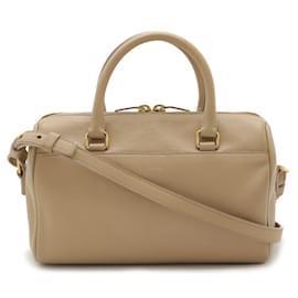 Yves Saint Laurent-Yves Saint Laurent Baby Duffle Mini Handbag-Beige