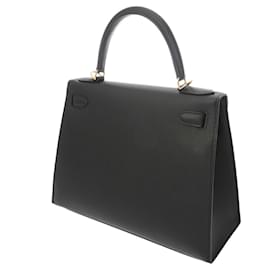 Hermès-Sac à main Hermes Kelly 28-Noir