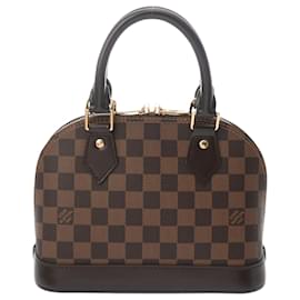Louis Vuitton-Louis Vuitton Damier Alma BB Handbag-Brown