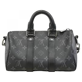 Louis Vuitton-Louis Vuitton Keepall bandoulière 25-Black