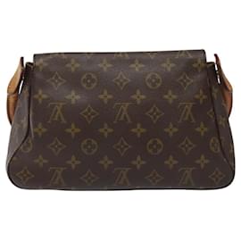 Louis Vuitton-LOUIS VUITTON Monogram Mini Looping Shoulder Bag M51147 LV Auth yk17677-Monogram