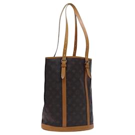 Louis Vuitton-LOUIS VUITTON Monogram Bucket GM Shoulder Bag M42236 LV Auth BD498-Monogram