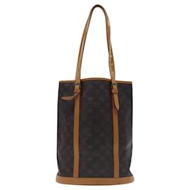 Louis Vuitton-LOUIS VUITTON Monogram Bucket GM Shoulder Bag M42236 LV Auth BD498-Monogram