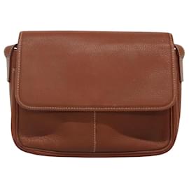 Autre Marque-Burberrys Shoulder Bag Leather Brown Auth ti2788-Brown