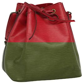 Louis Vuitton-LOUIS VUITTON Epi Petit Noe Shoulder Bag Red M44107 LV Auth bs23409-Red