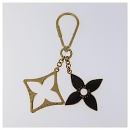 Louis Vuitton-LOUIS VUITTON Porte Cles Puzzle Charm metal Gold M65218 LV Auth 112880-Golden