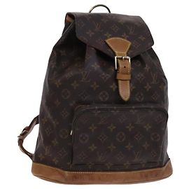 LOUIS VUITTON Monogram Montsouris GM Backpack M51135 LV Auth ep7788 Monogram
