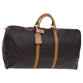 Louis Vuitton-LOUIS VUITTON Monogram Keepall 60 Boston Bag M41422 LV Auth PP362-Monogram