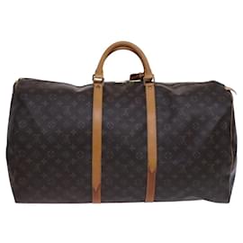 Louis Vuitton-LOUIS VUITTON Monogram Keepall 60 Boston Bag M41422 LV Auth PP362-Monogram