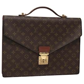 Louis Vuitton-LOUIS VUITTON Monogram Porte Documents Bandouliere Bag M53338 Auth sw092-Monogram
