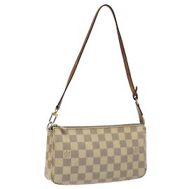 LOUIS VUITTON Pochette Accessoires Damier Azur N51986 LV Auth EC377 Autre