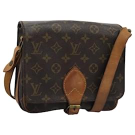 Louis Vuitton-LOUIS VUITTON Monogram Cartouchiere MM Shoulder Bag M51253 LV Auth BA379-Monogram