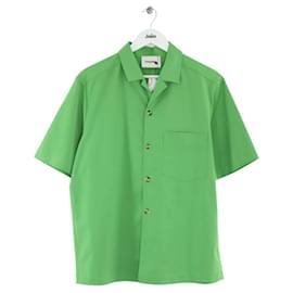 Nanushka-Cotton shirt-Green
