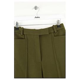 Autre Marque-Straight wool trousers-Khaki