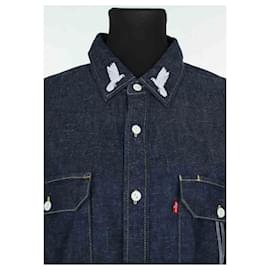 Levi's-Cotton shirt-Blue