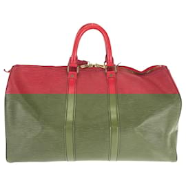 Louis Vuitton-Louis Vuitton Keepall 45-Red