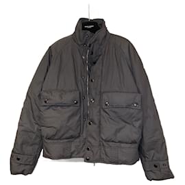 Dries Van Noten-Veste en duvet matelassée Cargo-Gris