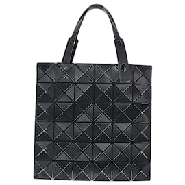 Issey Miyake-Bao Bao Issey Miyake Gunmetal Lucent Metallic Tote in Black PVC-Black