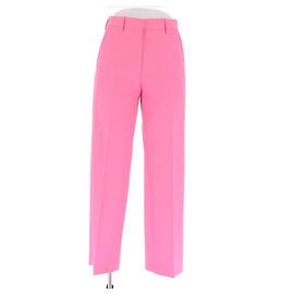 Pantalon DRIES VAN NOTEN T.FR 34 Polyester Rose